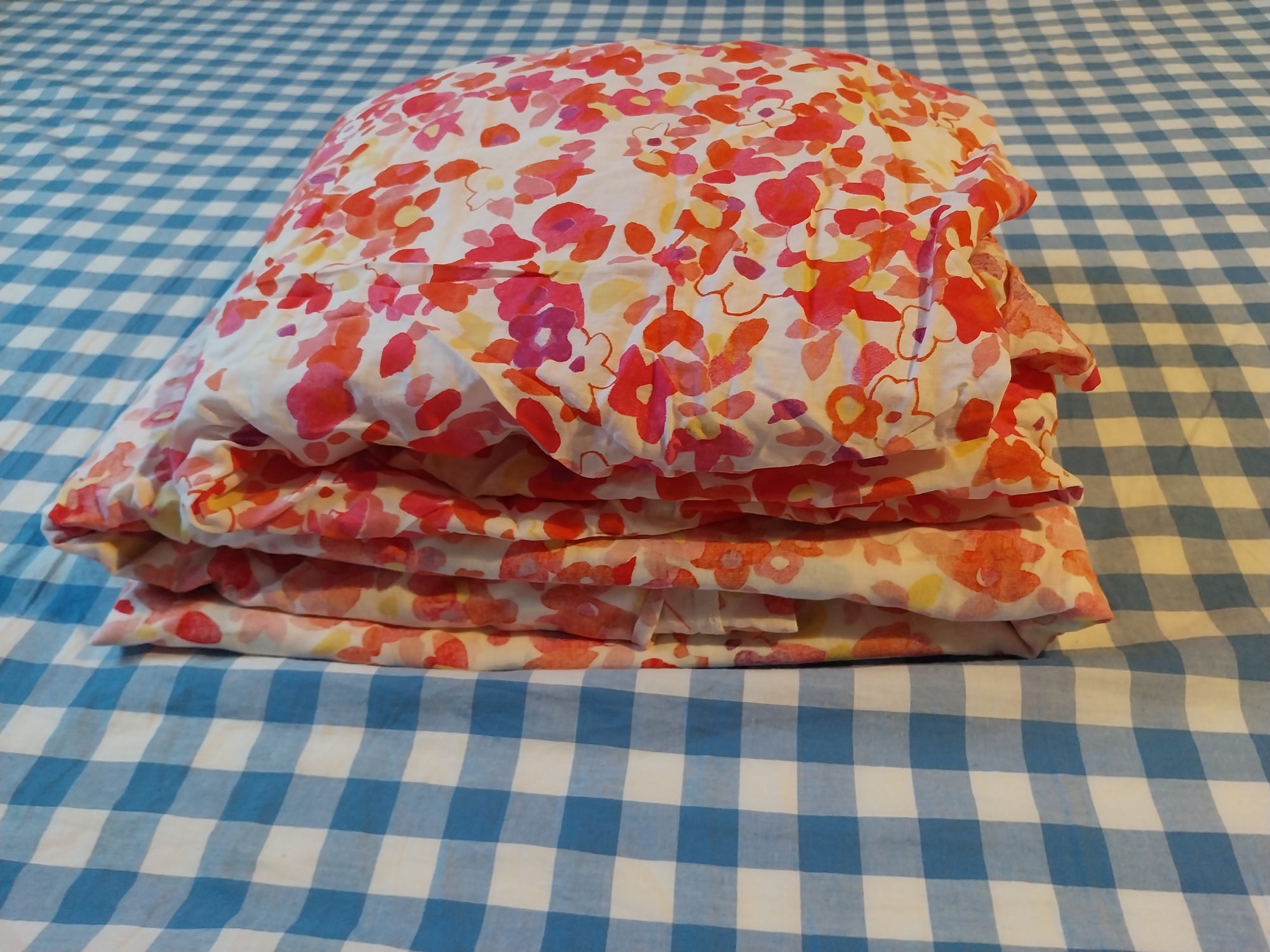 Parure de lit motif floral