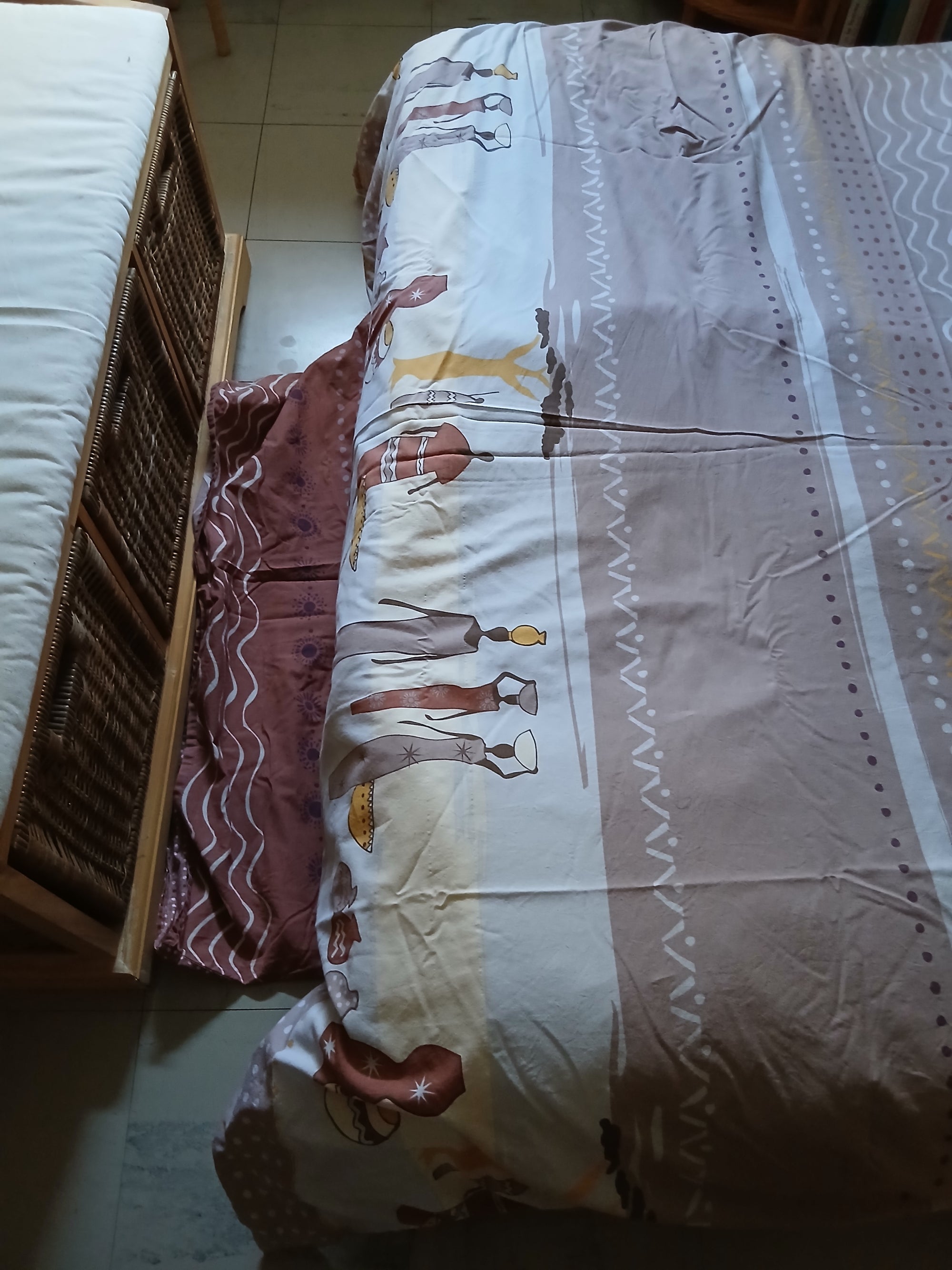 Housse de couette lit 2 places