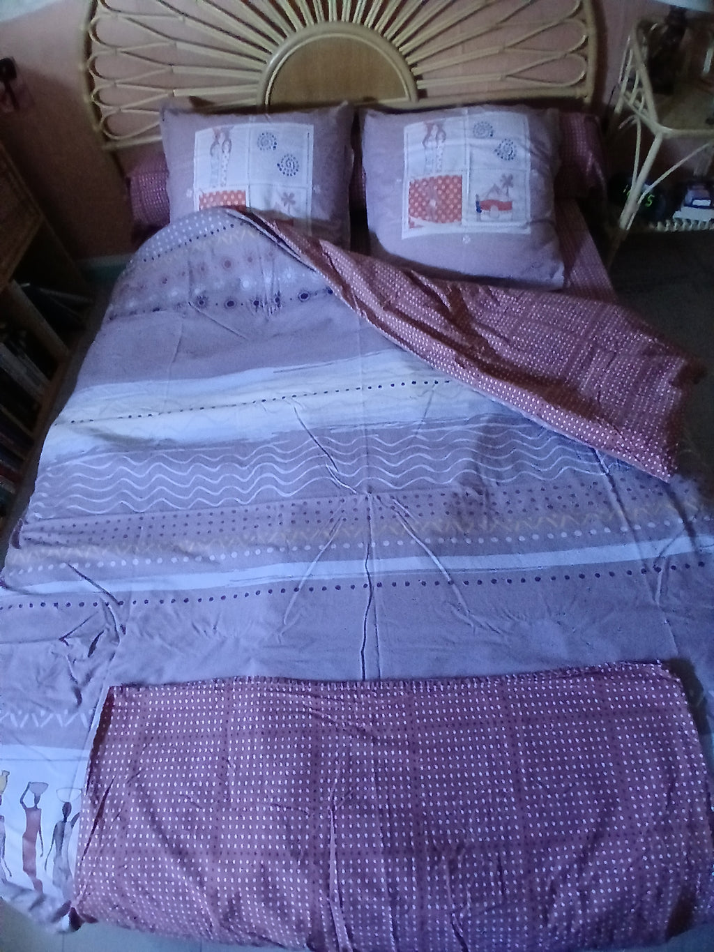 Housse de couette lit 2 places