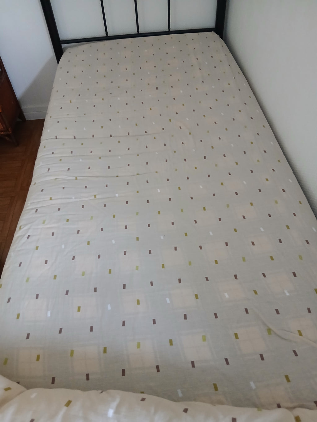 Drap housse lit 1 personne