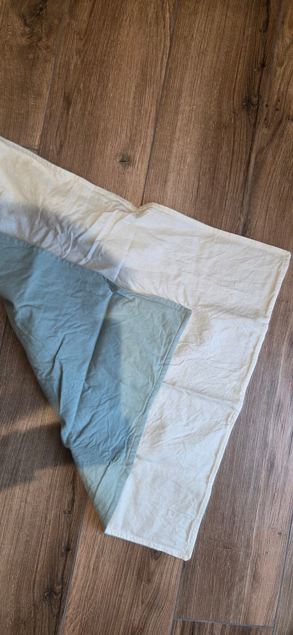 Housse oreiller bicolore