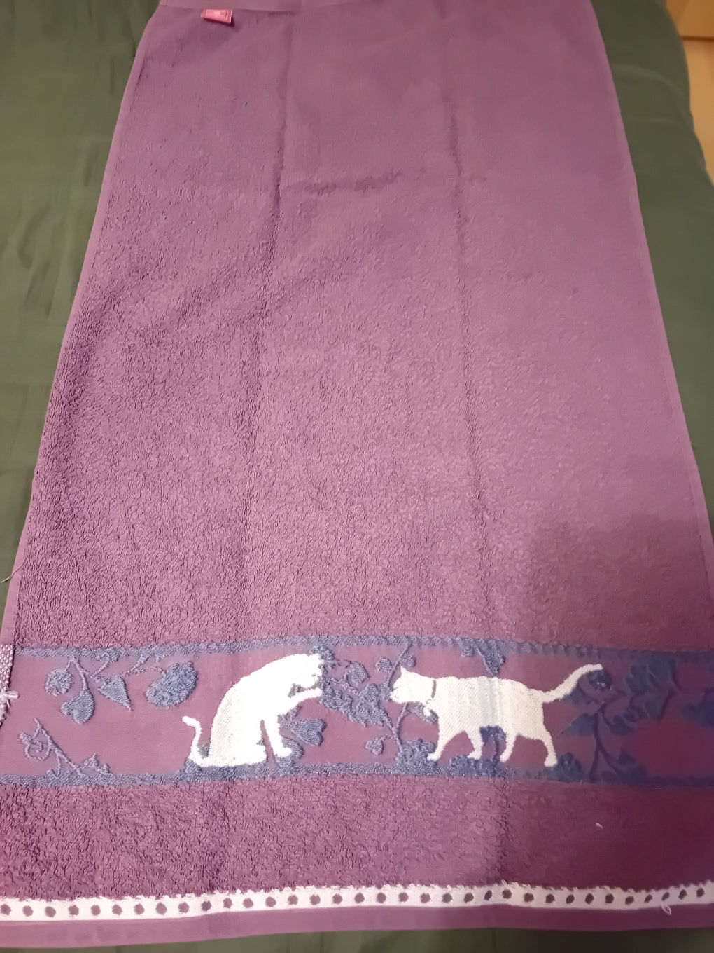 Serviette Toilette Chats