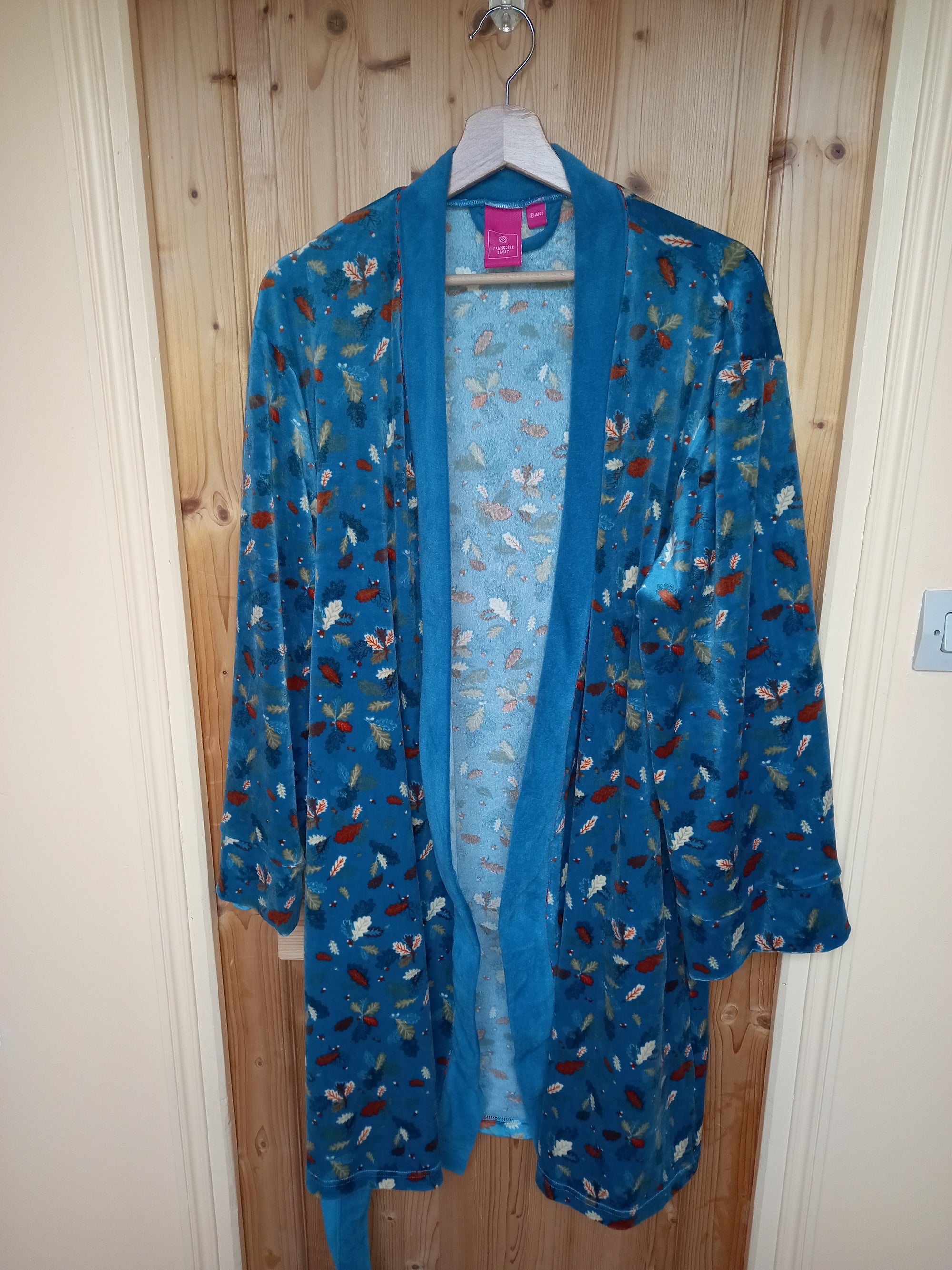 PEIGNOIR VELOURS IMPRIME