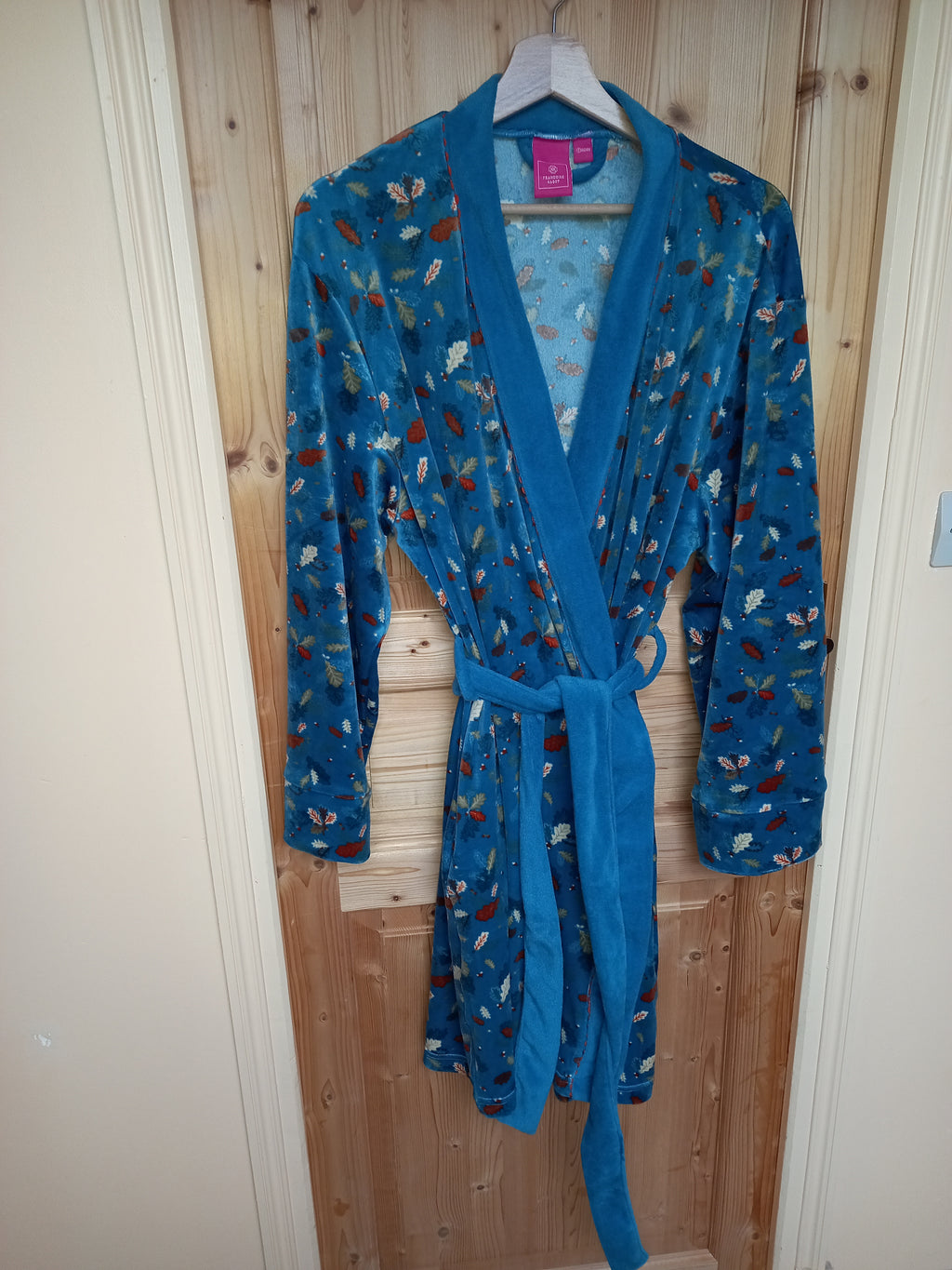 PEIGNOIR VELOURS IMPRIME