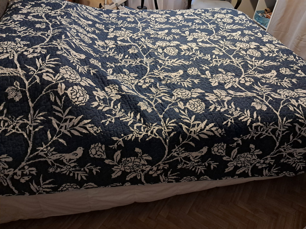 Boutis 'Un air indigo'