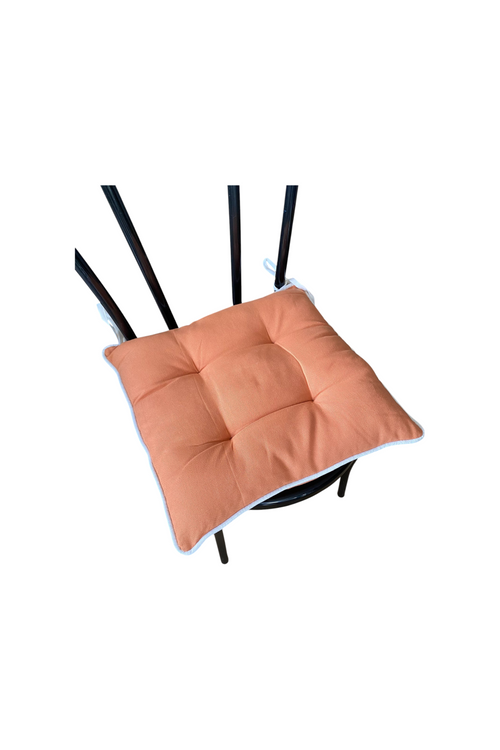 2 coussins de chaise Coussins de chaise unis