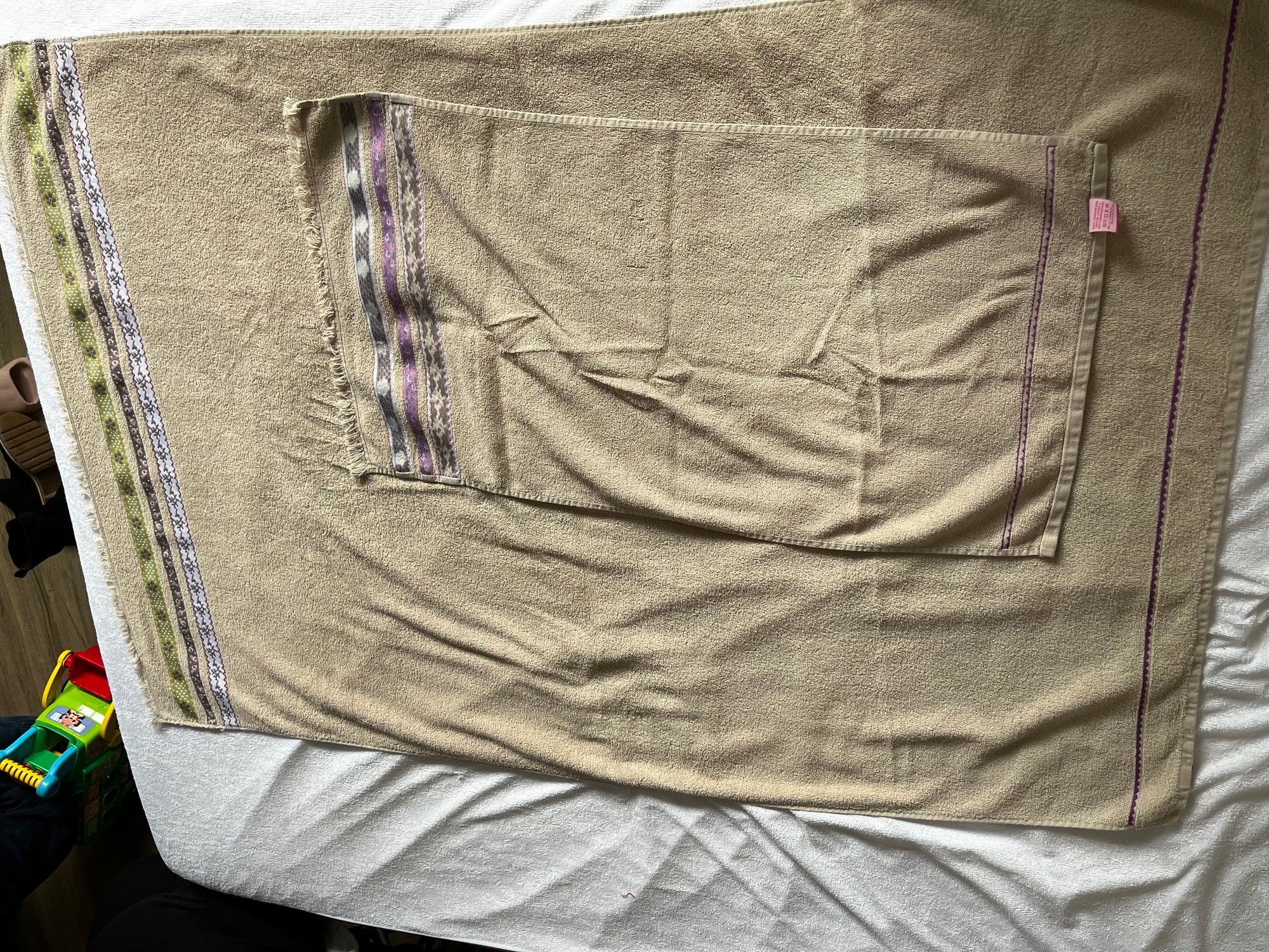 Lot serviettes beiges