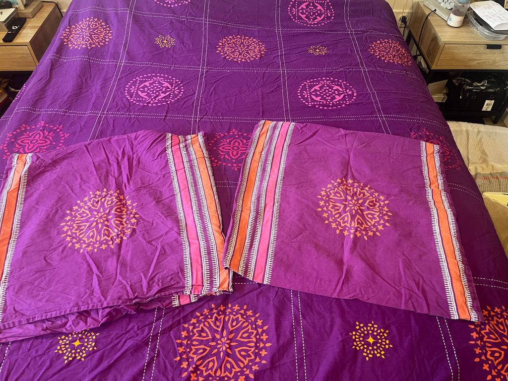Parure housse de couette 2 personnes