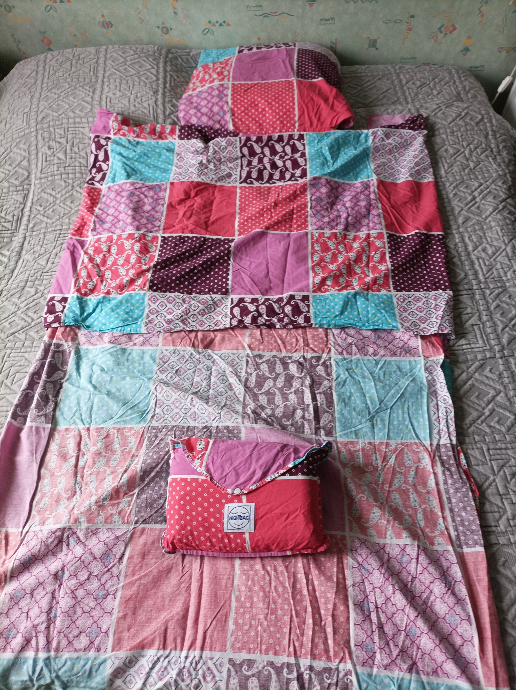 NIGHT BAGs 1 personne Motif Patchwork