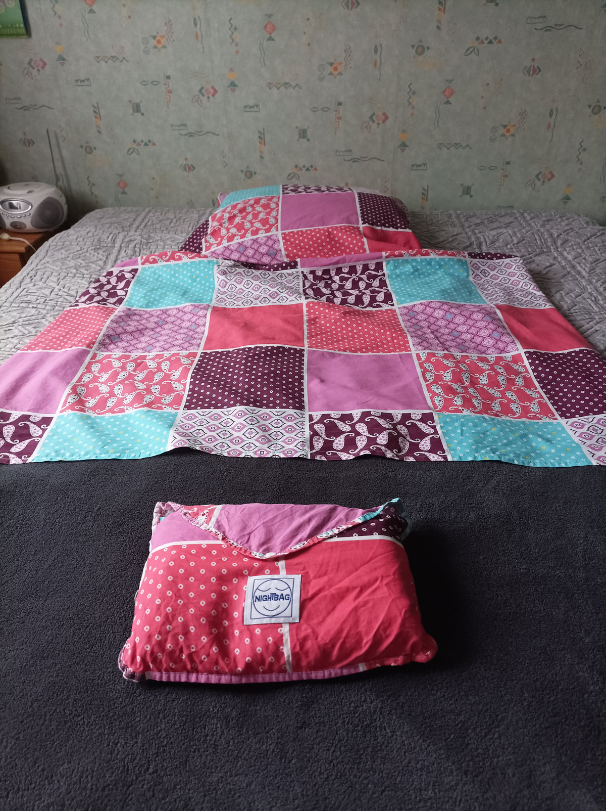 NIGHT BAGs 1 personne Motif Patchwork