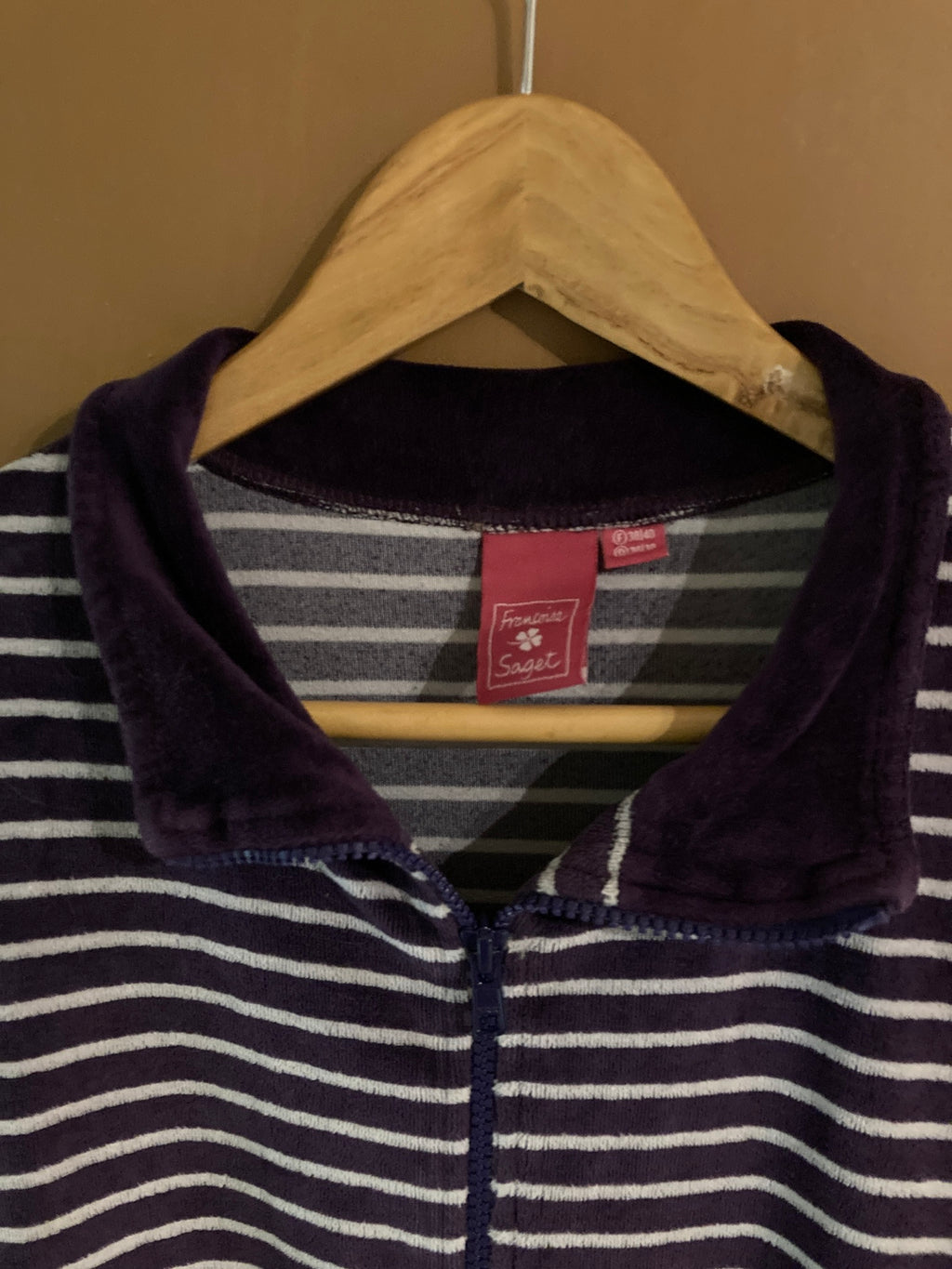 Ensemble Veste-pantalon-teeshirt Velour En promenade