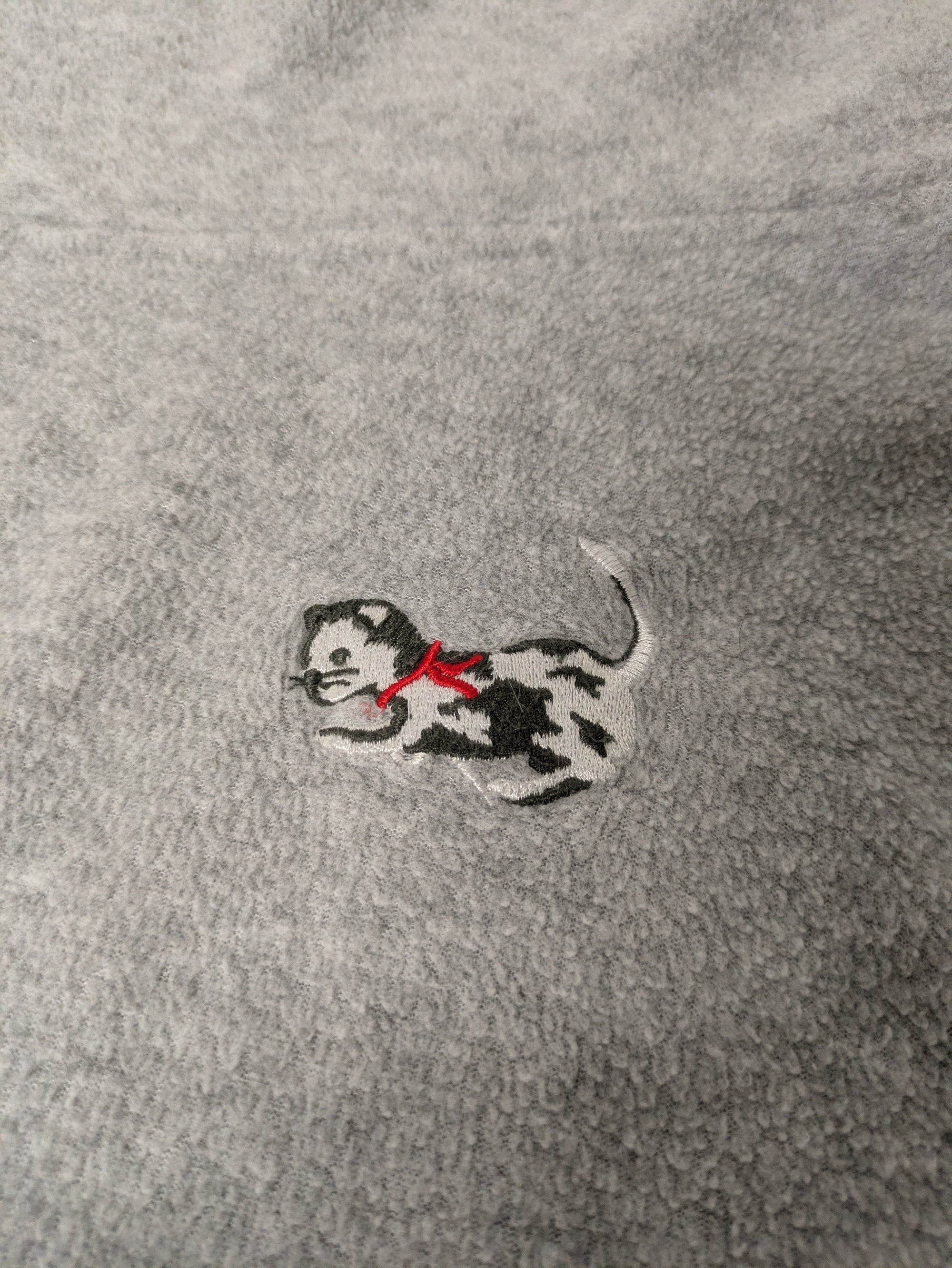 Poncho gris, taille unique