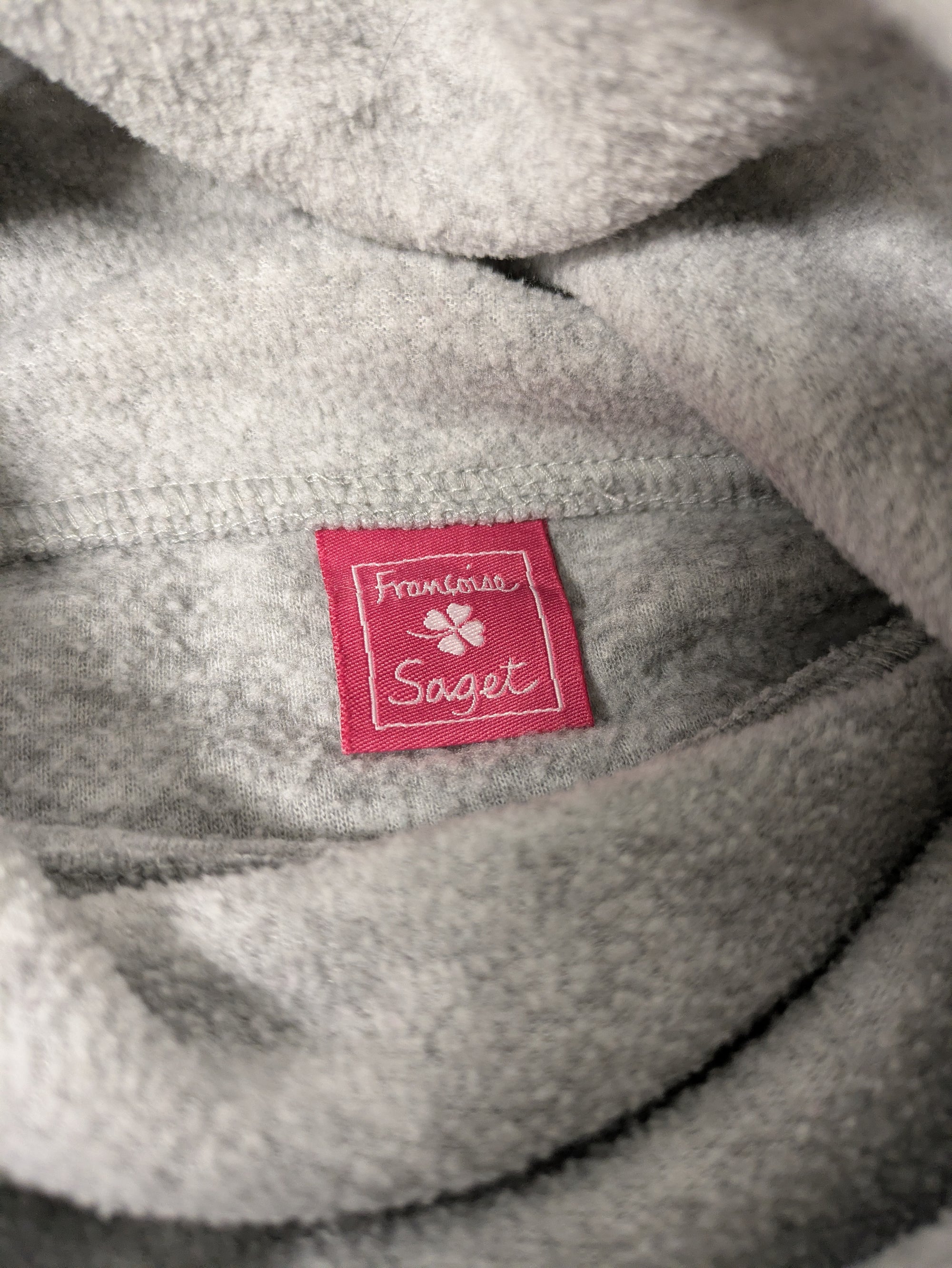 Poncho gris, taille unique