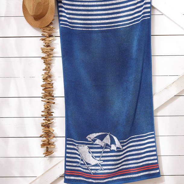 Drap de plage A l'horizon