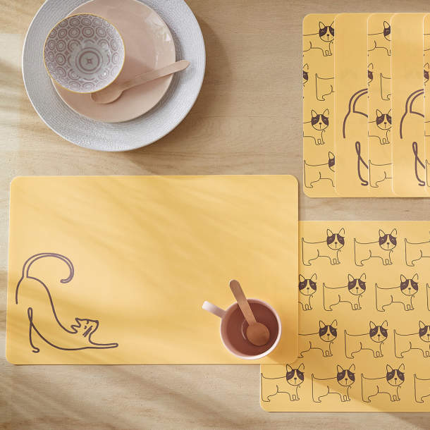 8 sets de table Adorables compagnons