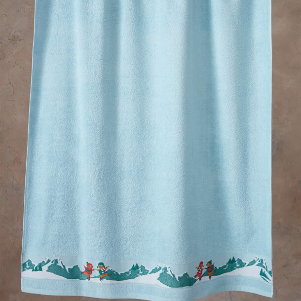 Maxi drap de bain Animaux à la montagne