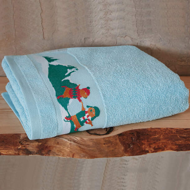 Serviette de bain Animaux à la montagne