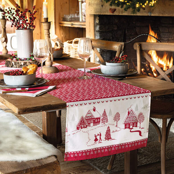 Chemin de table Au cœur de l'Alsace