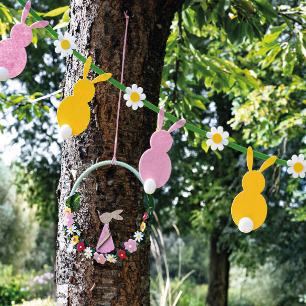 Guirlande décorative Au milieu des marguerites
