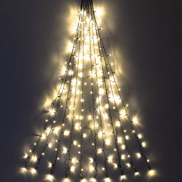 Rideau lumineux Autour du sapin