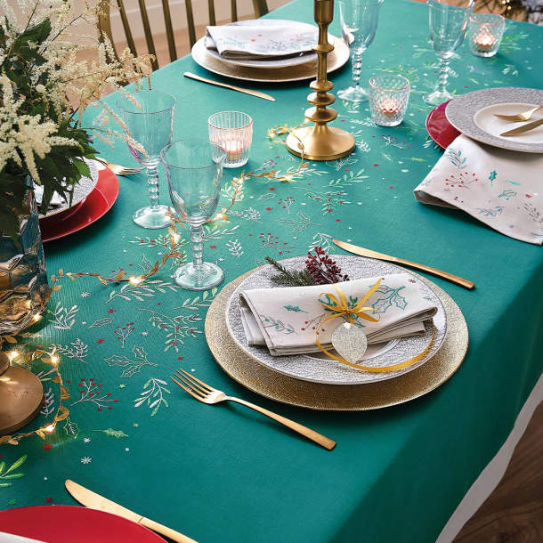 Nappe Baie et houx