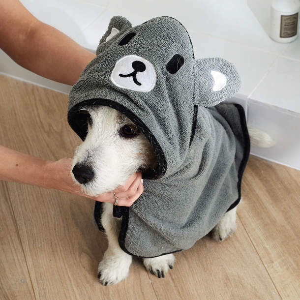 Cape de bain Baies et noisettes