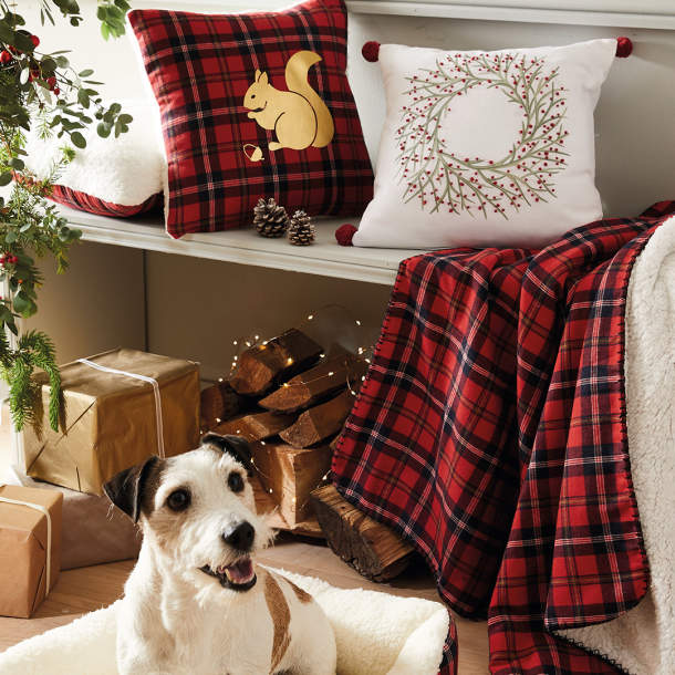 Plaid Baies et noisettes