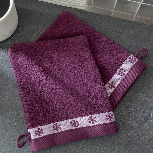 2 Gants de toilette Bain de douceur
