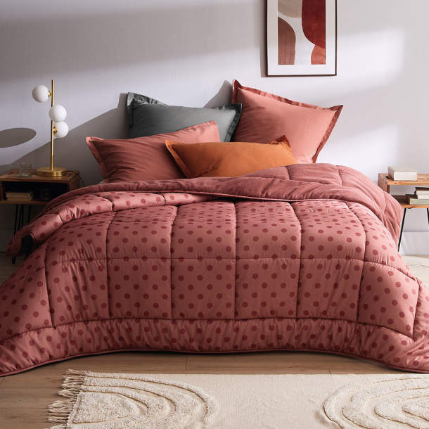 Couette Bi-matière à pois