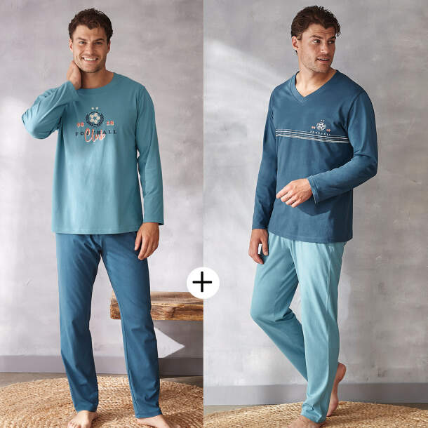2 pyjamas Carton bleu