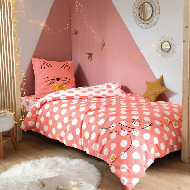 Drap-housse Chat brille