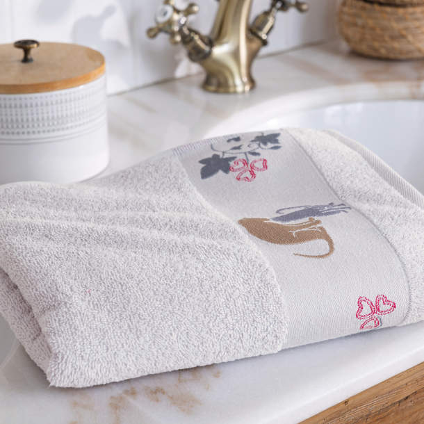 Serviette de bain Chats amoureux