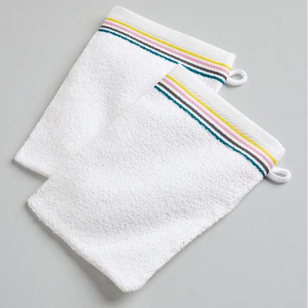 2 gants de toilette Chats parade