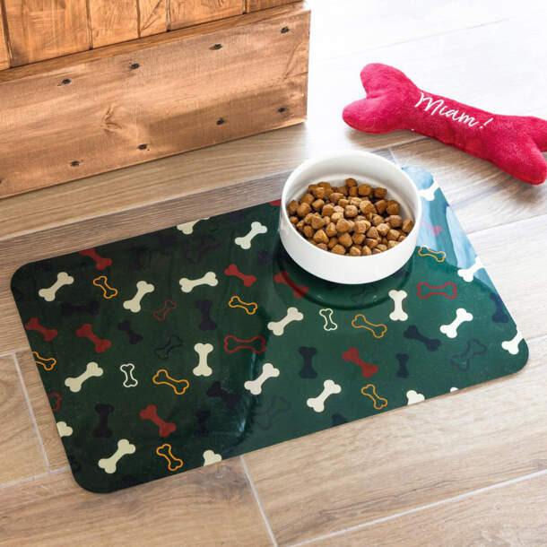Tapis pour gamelles Chic écossais