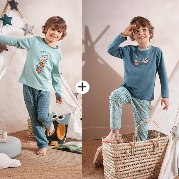 2 pyjamas Chouette bambin