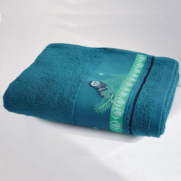 Serviette de bain Chouette la nuit