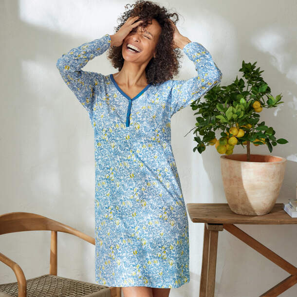 Chemise de nuit Citronnier sous la tonnelle