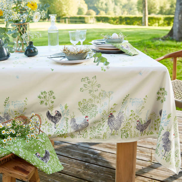 Nappe Cocottes en herbe