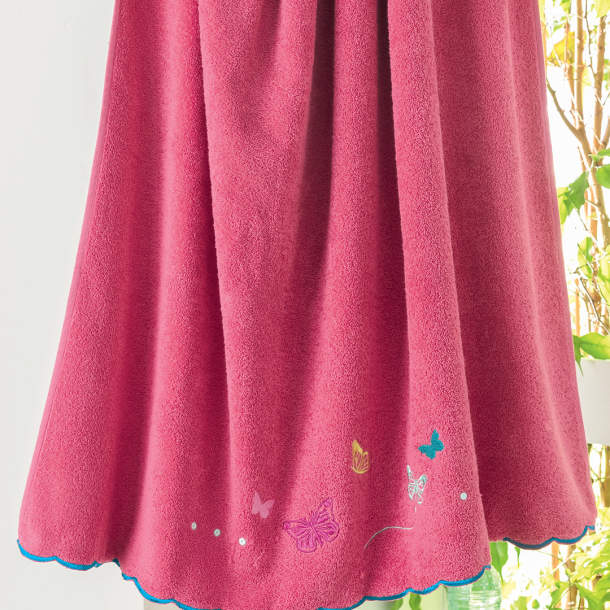 Maxi drap de bain Confettis et papillons