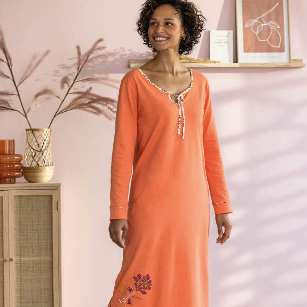 Chemise de nuit Danse avec les feuilles