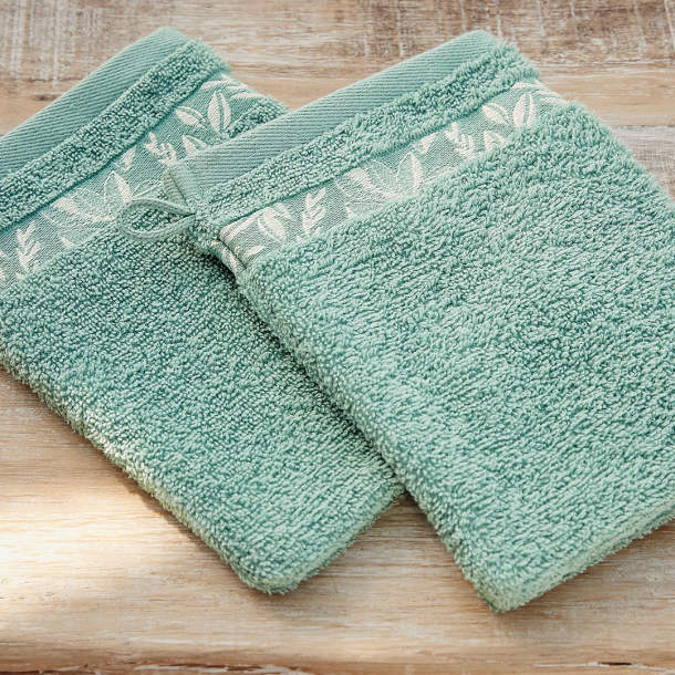 2 Gants de toilette Découverte au jardin