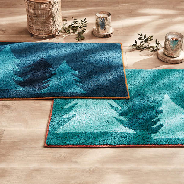 Tapis de bain Destination montagne