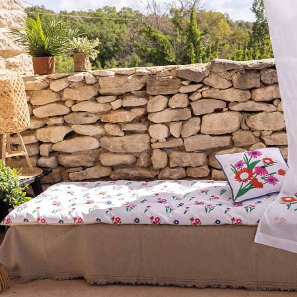 Matelas d'assise Eclat fleuri