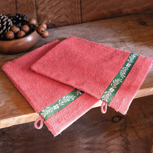 2 gants de toilette Ecureuil & Cie