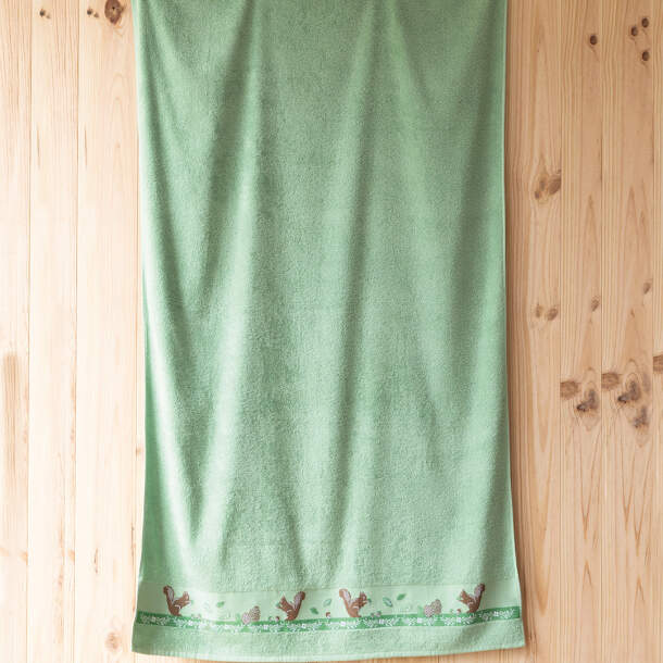 Maxi drap de bain Ecureuil & Cie