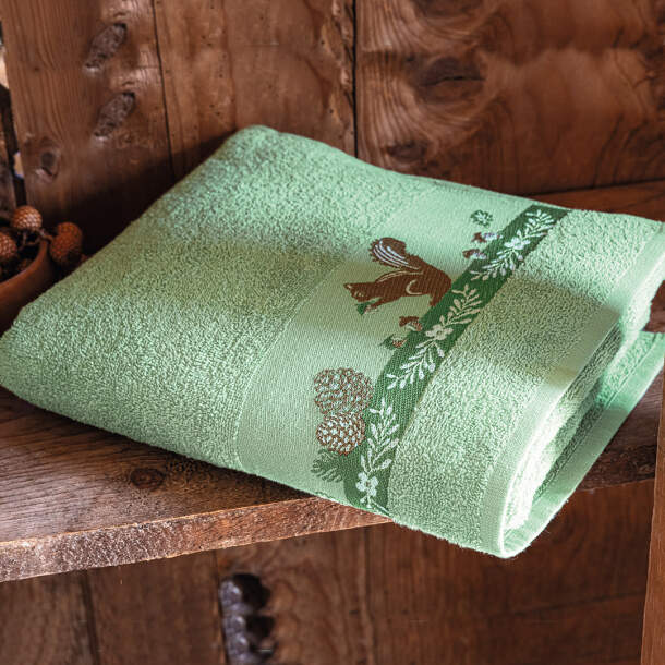 Serviette de bain Ecureuil & Cie