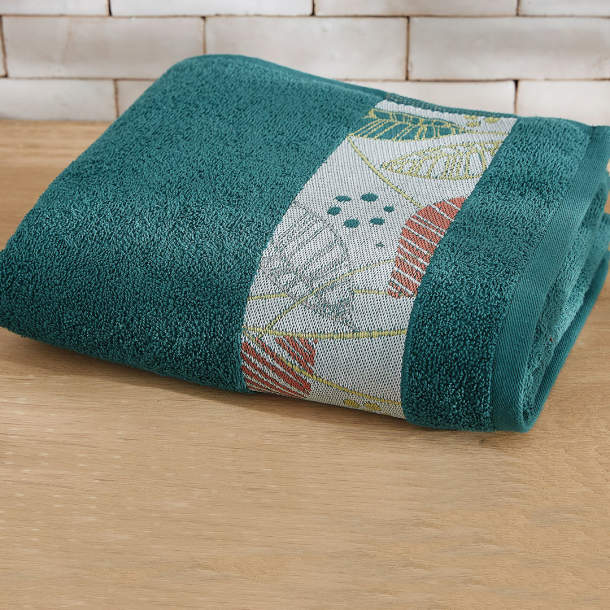 Serviette de bain Empreintes couleurs