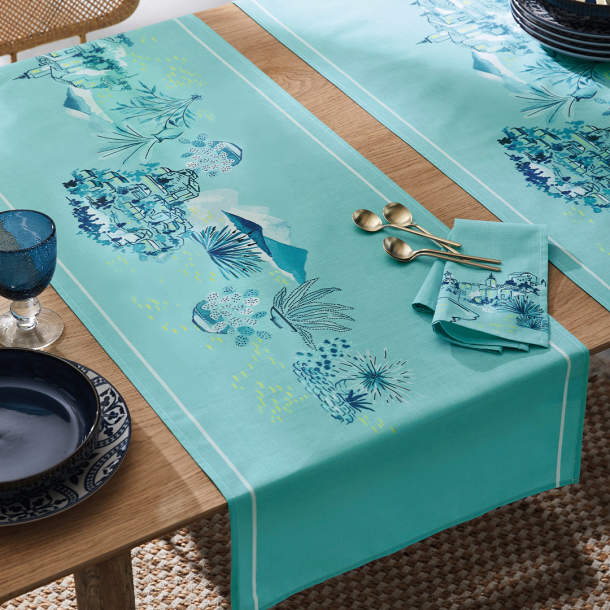 Chemin de table Esquisse de vacances