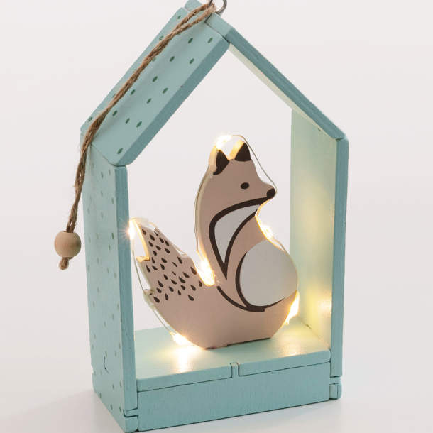 Scenette lumineuse Festin des bois