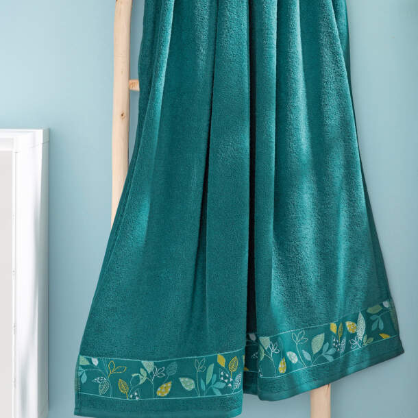 Maxi drap de bain Feuille à feuille